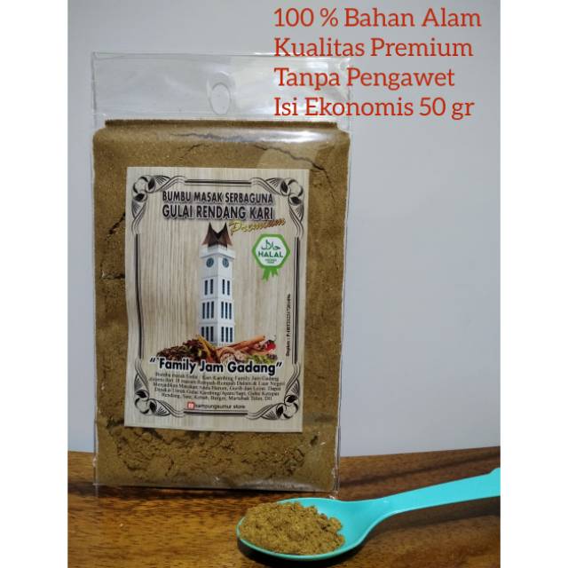 

Bumbu Rendang Bumbu Gulai Bumbu Kari Isi 50 gram