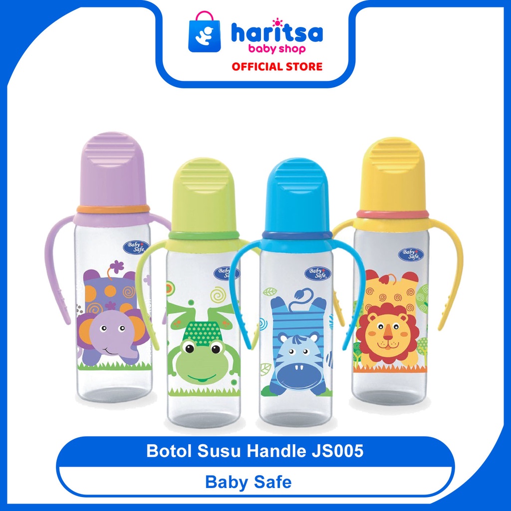 Baby Safe Botol Susu Handle JS005 250ml