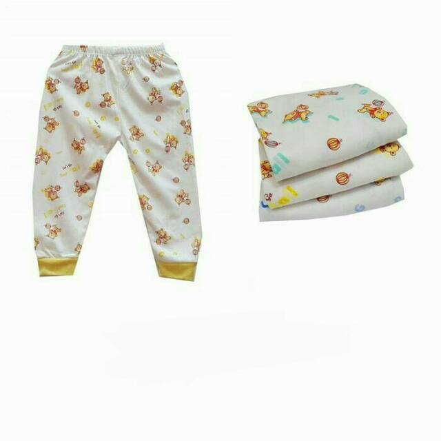 3pc Celana panjang Baby Bayi Newborn s.d. 1 tahun SNJLY