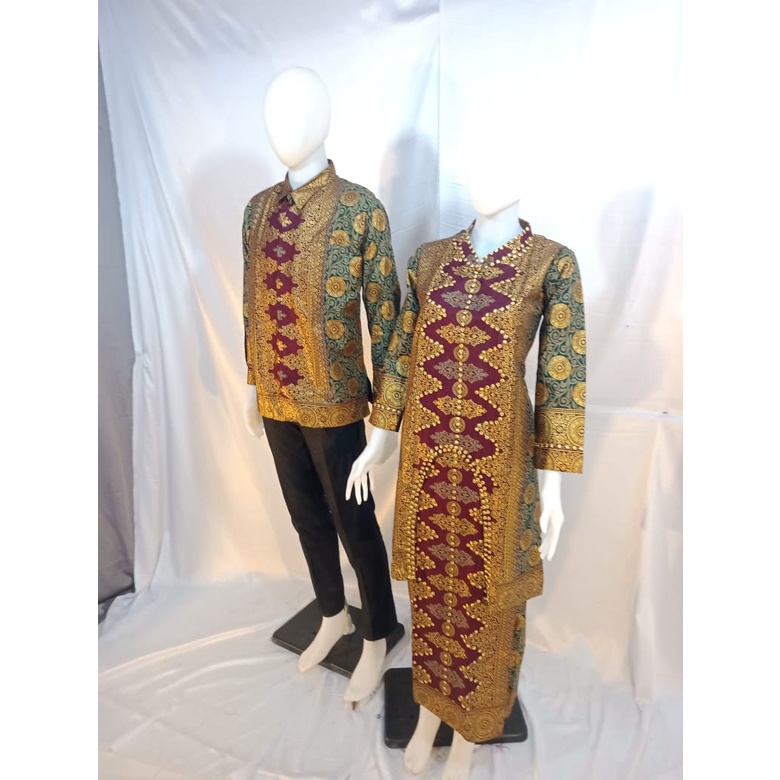 batik couple motif koin/batik songket plg/batik modern