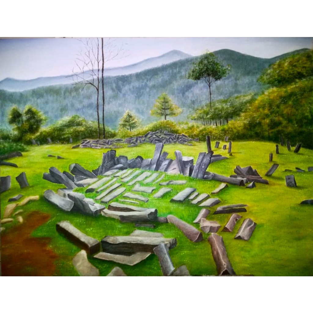 Lukisan kanvas custom