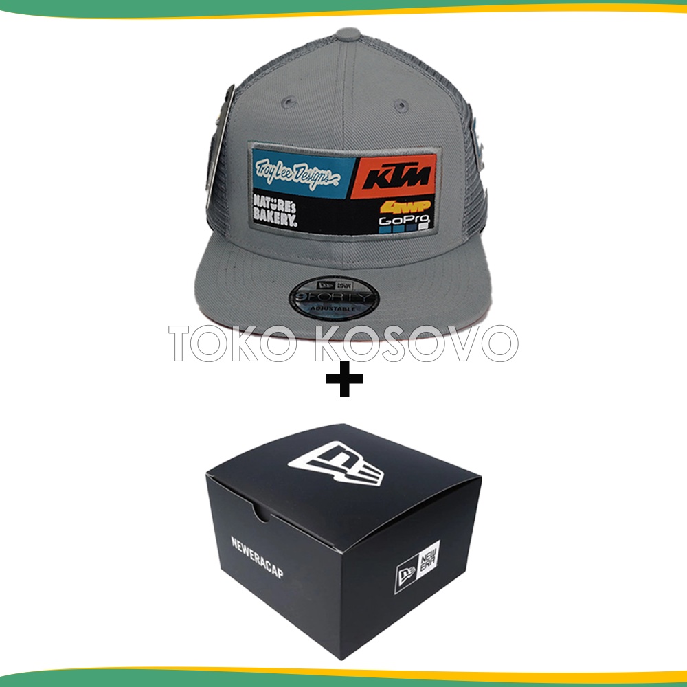 Topi Snapback Trucker KTM Motocross Grade ORIGINAL Hip Hop Rapper Podium Jaring Trail 9 Forty Racing Motor Cross Cap GoPro Troy Lee Designs Abu Hitam Pria Dewasa Ori Distro Murah Premium Import 100% Anak Laki Laki Wanita Unisex Bordir Polos Baseball NY YN