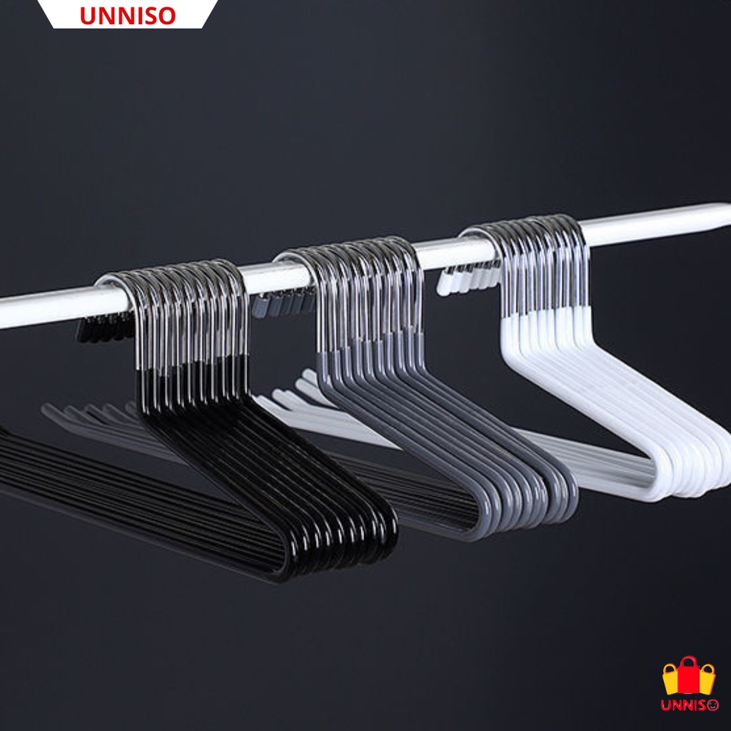 UNNISO - Hanger Baju Stainless Steel Celana Panjang Anti Slip