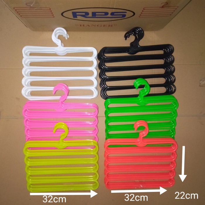 gatungan jilbab kotak warna warni 6 pcs