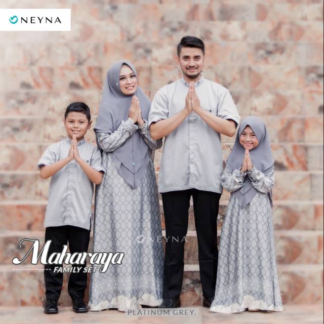 Gamis couple by neyna gamis lebaran neyna gamis cantik gamis syari gamis keluarga famset lebaran