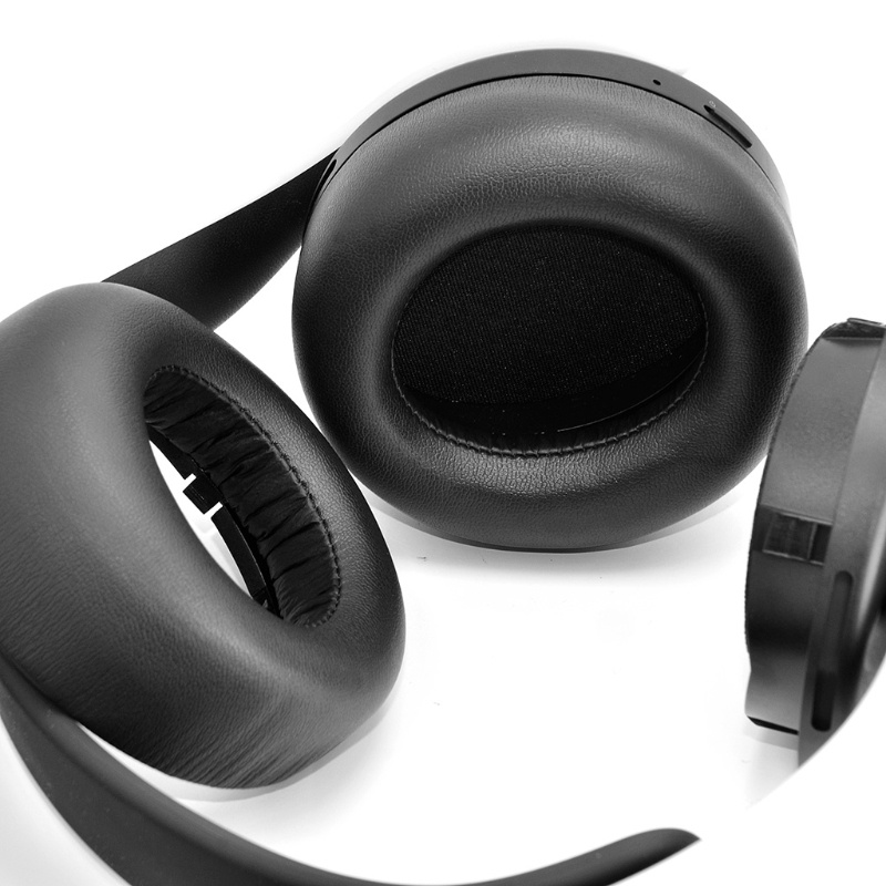 Cre 2pcs Bantalan Pengganti Bahan Kulit Protein Untuk Headset Wireless Bluetooth PS5 3D