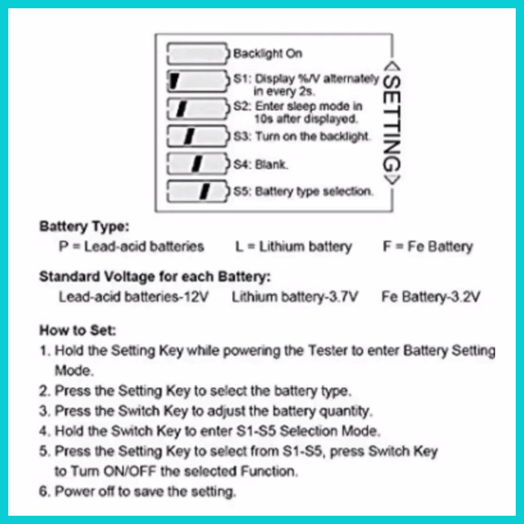 Indikator Kapasitas Baterai Battery Capacity Digital Voltmeter 8-70V