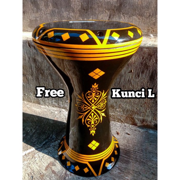 Darbuka 8 inch free kunci L / Darbuka Murah / Fullset