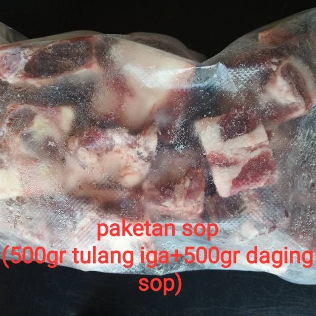 

paketan sop (500gr tulangan/brisketbone + 500gr daging sop)