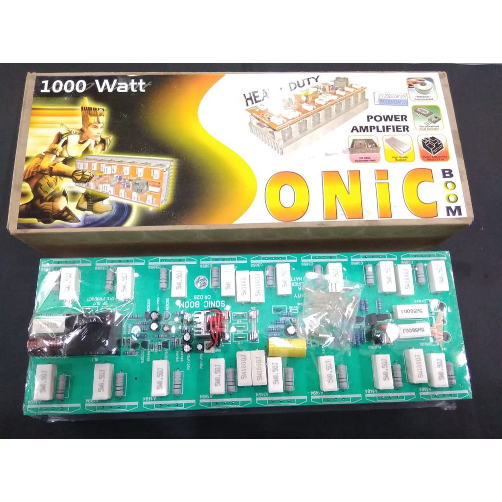 KIT POWER AMPLI SONIC BOOM 1000W