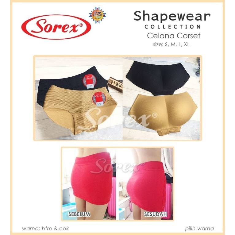 promo Celana Dalam Korset Pantat Busa Shapewear Bokong SOREX 410 murah kualitas bagus