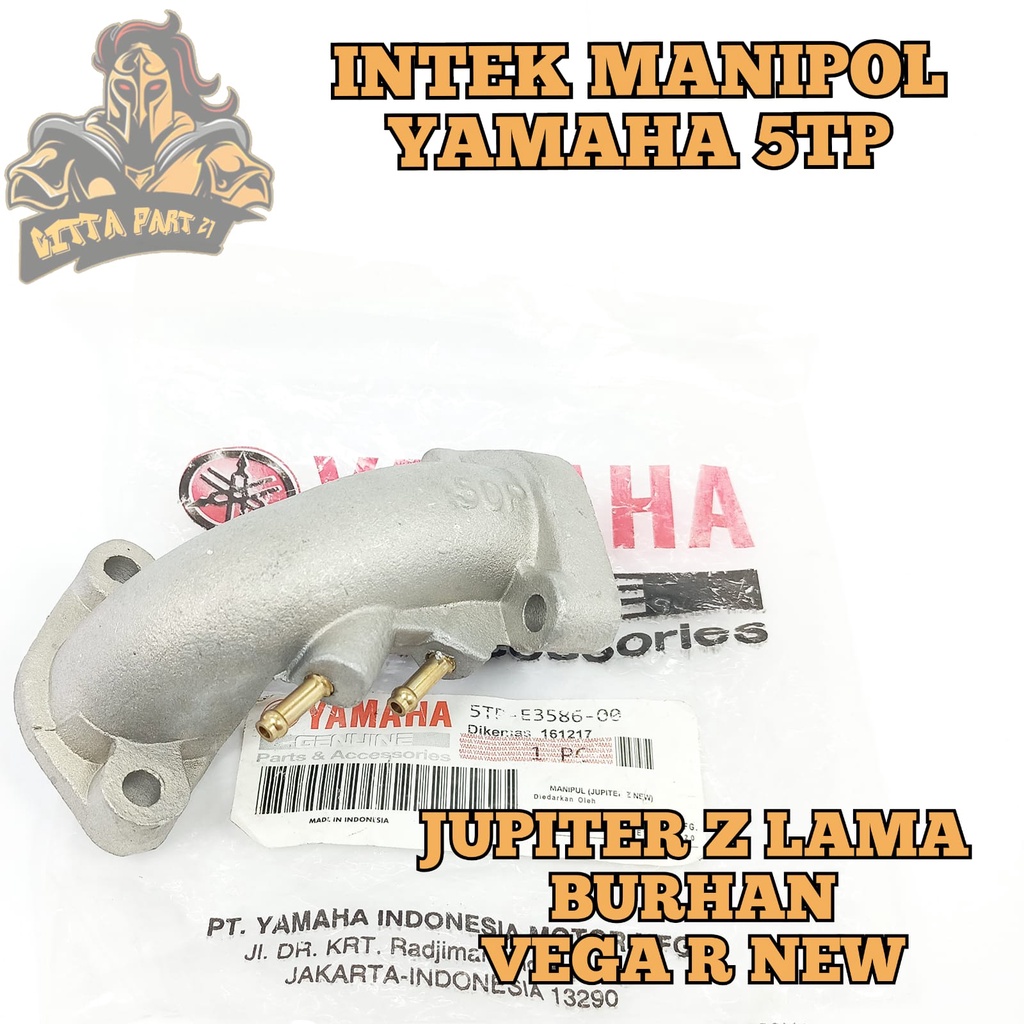 INTAKE INTAK MANIPOL MANIPUL YAMAHA 5TP KUALITAS ASLI ORIGINAL YAMAHA YGP PRESISI BAHAN BERKUALITAS TIDAK BOCOR BERFUNGSI DENGAN BAIK DAN DIJAMIN AWET JUPITER Z LAMA BURHAN VEGA R NEW