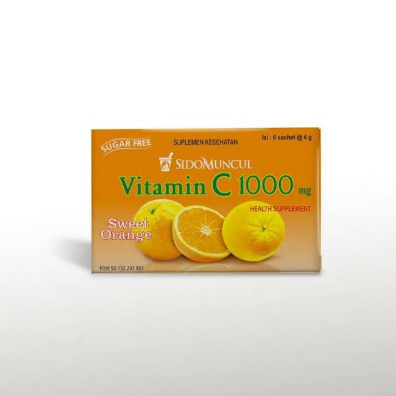 SIDOMUNCUL Vitamin C 1000 Mg rasa Jeruk