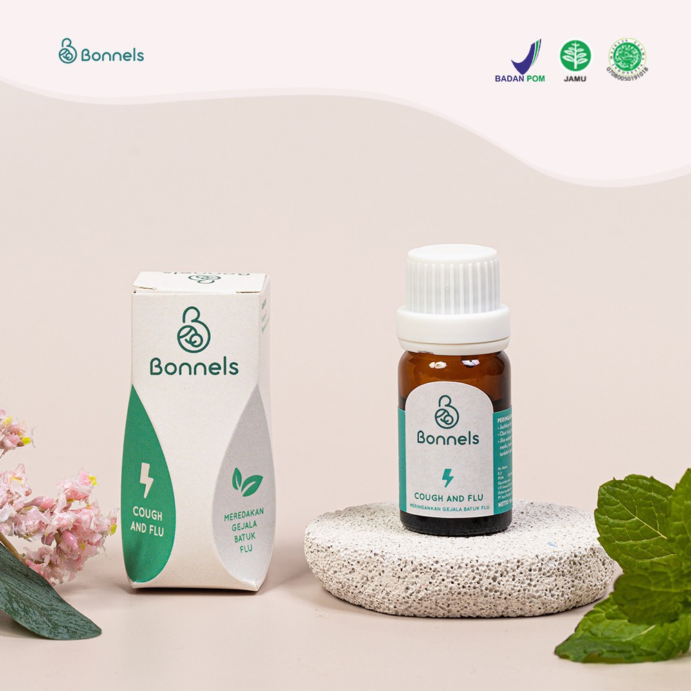 BONNELS COUGH & FLU Essential Oil Anti PILEK BATUK Anak Minyak AromaTerapi Esensial Oil Baby Anak