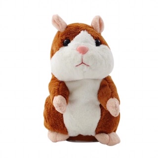 BONEKA MAINAN  TALKING HAMSTER PENIRU SUARA MAINAN  BAYI 