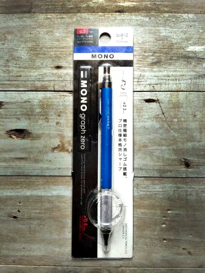 

Tombow Mono Graph Zero 0.5mm Pensil Mechanical With Eraser DPA-162 Ori