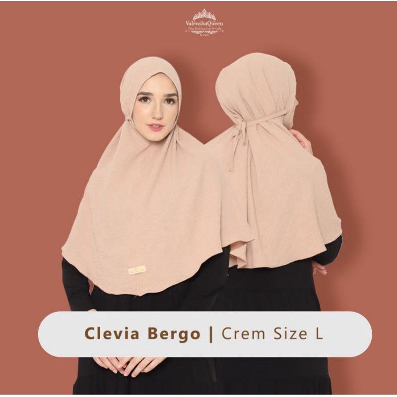 HIJAB CLEVIA L ORIGINAL VALENSHA QUEEN