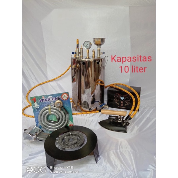 Setrika uap boiler 10liter