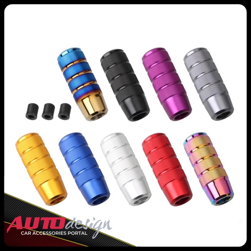 Gear Shift Knob Mobil Tuas Perneling Alumunium Anti Slip Universal