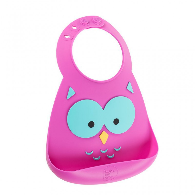 Make My Day Baby Bib - Owl