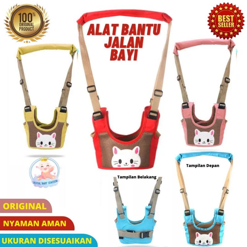 New Model Baby Walking Assisten Sabuk Alat Bantu Belajar Jalan Bayi Anak Lucu Aman