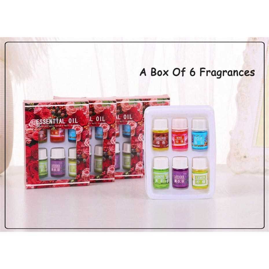 Oil Aromatherapy Diffusers Minyak Esensial 3ml x 6 PCS - Minyak Angin Aromatherapy Murah Original