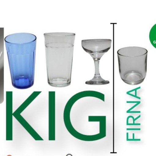 Gelas Air Minum // ROYALEX & KEDAUNG // VARIASI 3 WARNA DAN  2 CORAK POLOS & STRIPS//