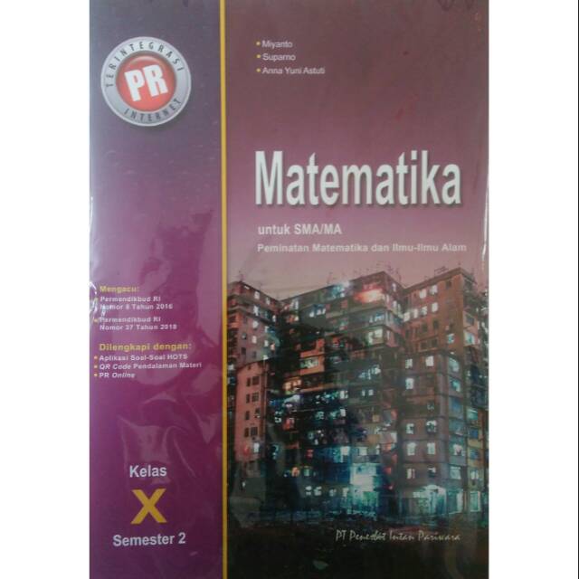 Buku Matematika Peminatan Ipa Sma Kelas 10 Semester 2 Intan