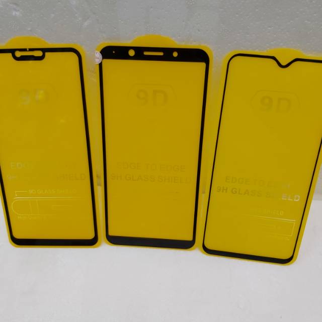 Tempered Glass 9D Oppo A3S/A5S/F9/F1S/A7/A71/A31/A52/A53/A54/A72/A59/A15/A74/A16 Anti Gores Kaca