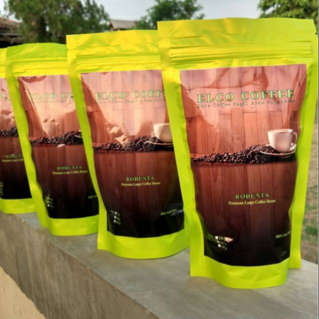 

ELCO Coffee, Elko Kopi Elko Robusta Asli Pagaralam