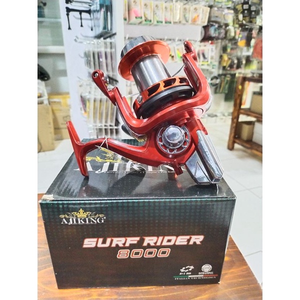 reel Ajiking surf Rider 8000