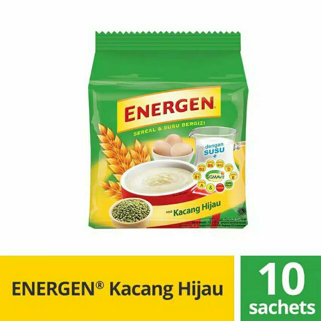 ENERGEN SEREAL ENERGEN VANILA COKLAT ISI 10 30 GR INSTAN CEREAL INSTANT SEREAL SUSU SEDUH