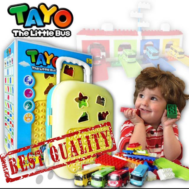 { TERMURAH } KADO ANAK Mainan anak Tayo Bus Lego Block