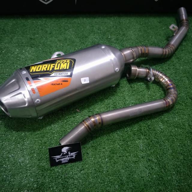 Knalpot norifumi Original tipe Rocket 4 titanium