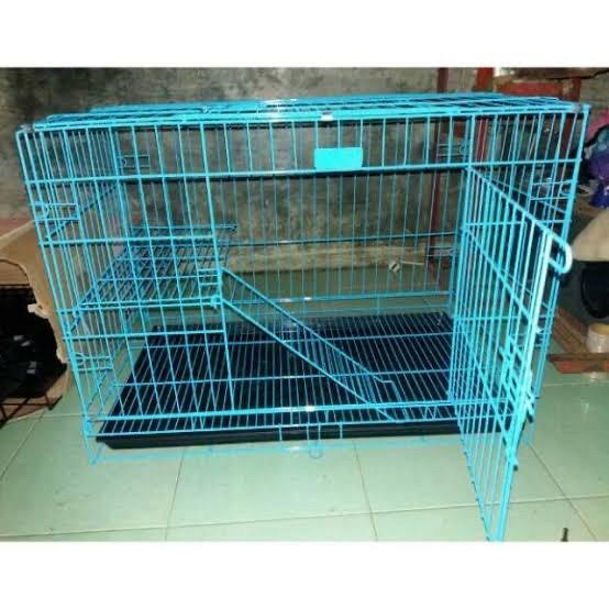 Kandang kucing size L ( ada tangga )