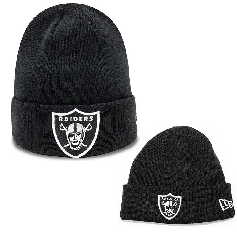 Topi Beanies Rajut Model New Era Oakland Raiders Untuk Pria Dan Wanita