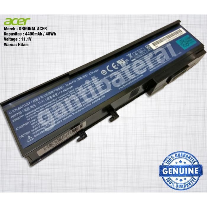 Baterai ORI Acer TM 6290 6291 6292 6293 4720 Asp 5560 2920 APJ1 ANJ1