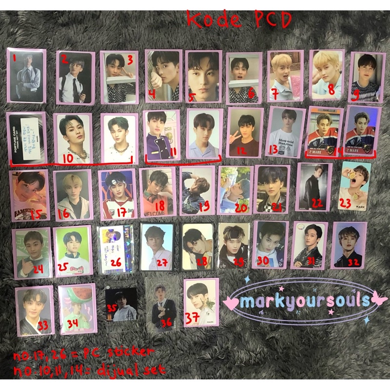 [READY STOCK PCD PART 1] PC Photocard Mark Lee Non Album NCT Dream 127 SuperM Korea official season 