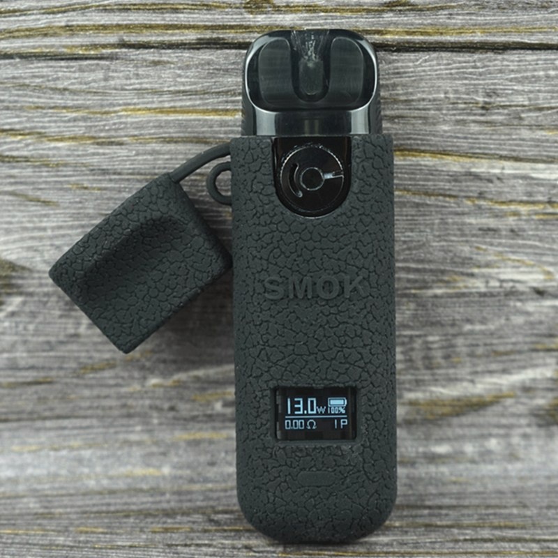 [Free Lanyard] Case Untuk Smok Novo4 25w Tekstur Cover Pelindung Karet Bungkus Kulit Cocok Novo4