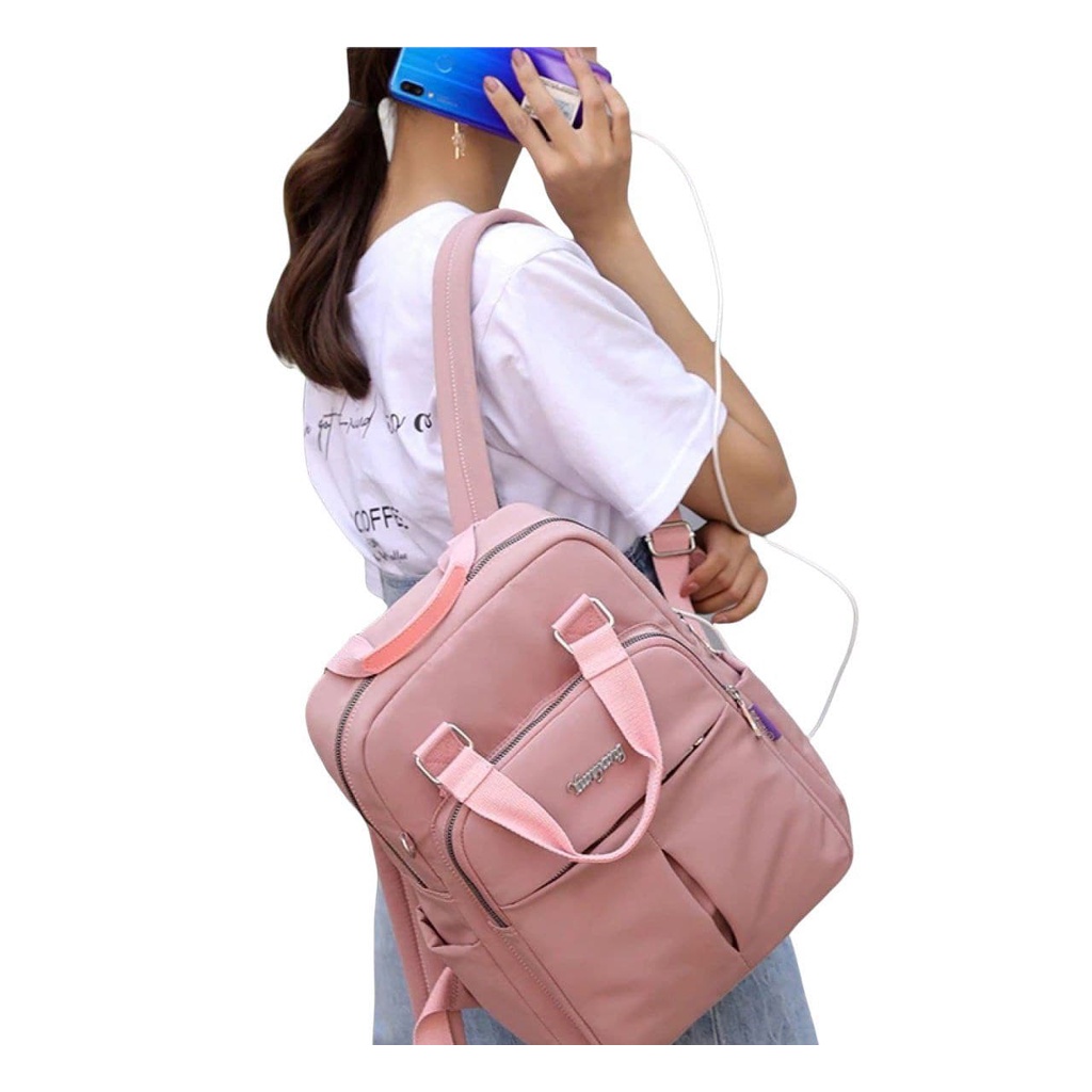 zie.store11-NEW ARRIVAL!! Tas Ransel Laptop Backpack Tas Fashion Wanita Tas Punggung Sekolah Tas Kuliah Import