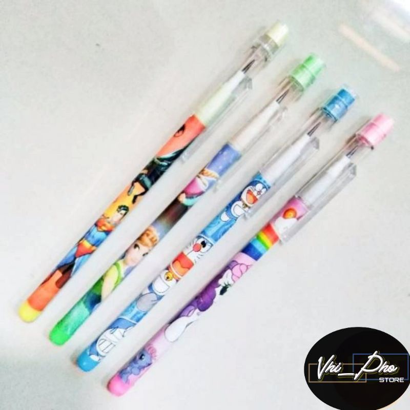 

Pensil Bensia karakter anak(isi 4 pcs) tusuk sambung