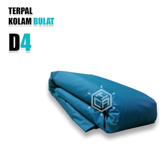 Kolam Bulat D4 T1,2 M Orchid Semi Karet Terpal Saja/Terpal kolam/terpal budidaya/terpal orchid