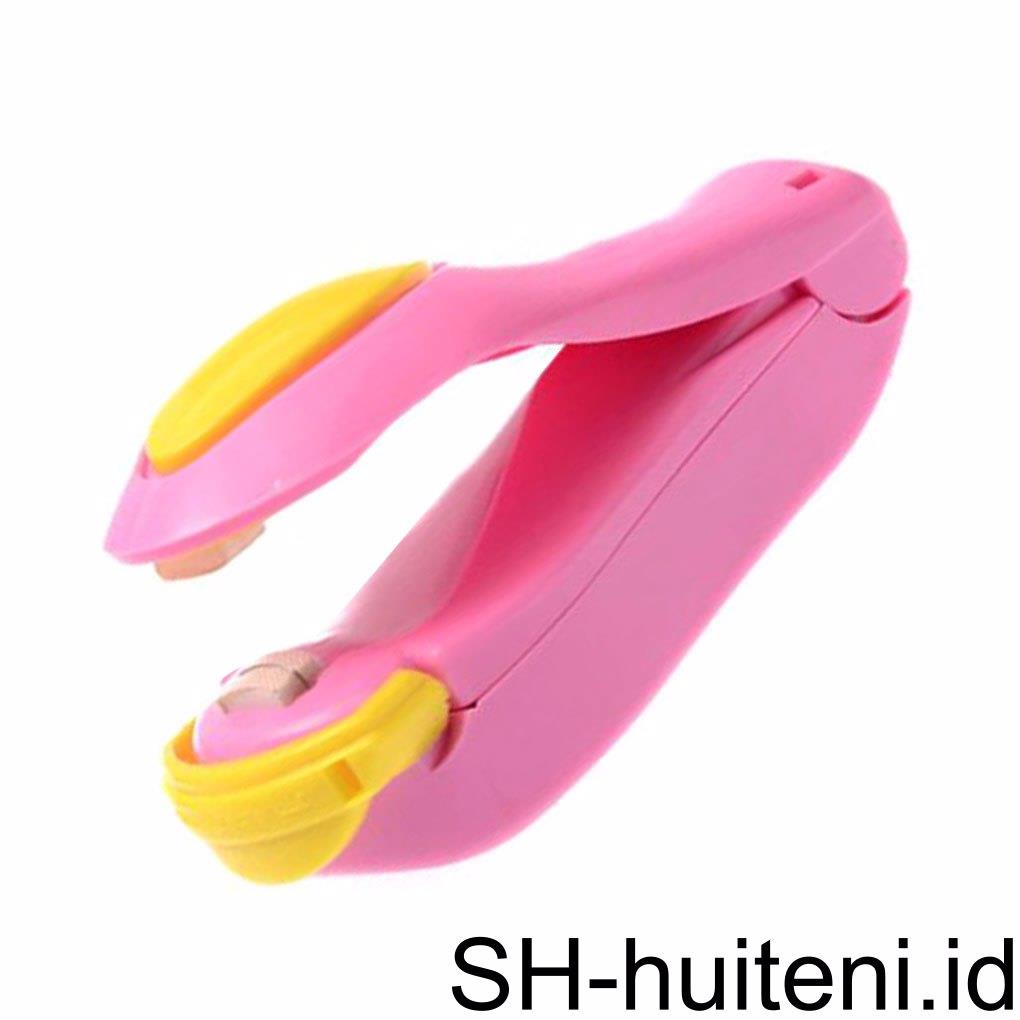 Alat Penyegel Kantong Plastik Makanan Mini Portable Kedap Udara Bahan ABS