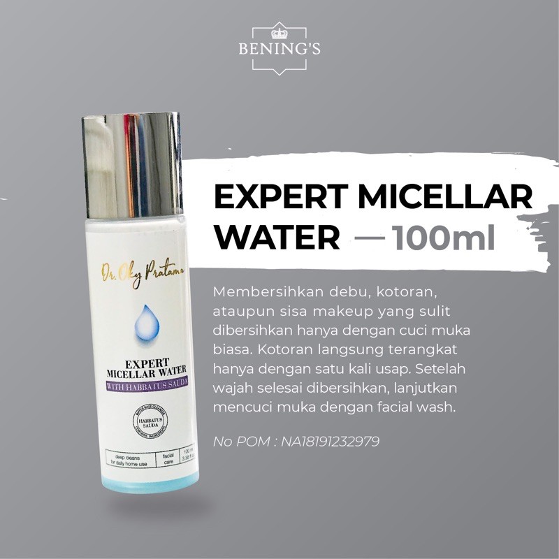 Bening's Expert Micellar Water With Habbatussauda Benings Skincare (Benings Clinic)