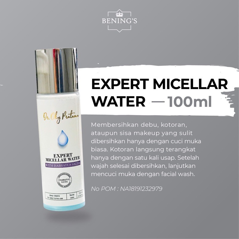 Bening's Expert Micellar Water With Habbatussauda Benings Skincare (Benings Clinic)