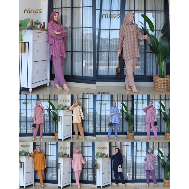 REDY ONE SET  BY NINOS SETELAN TERBARU