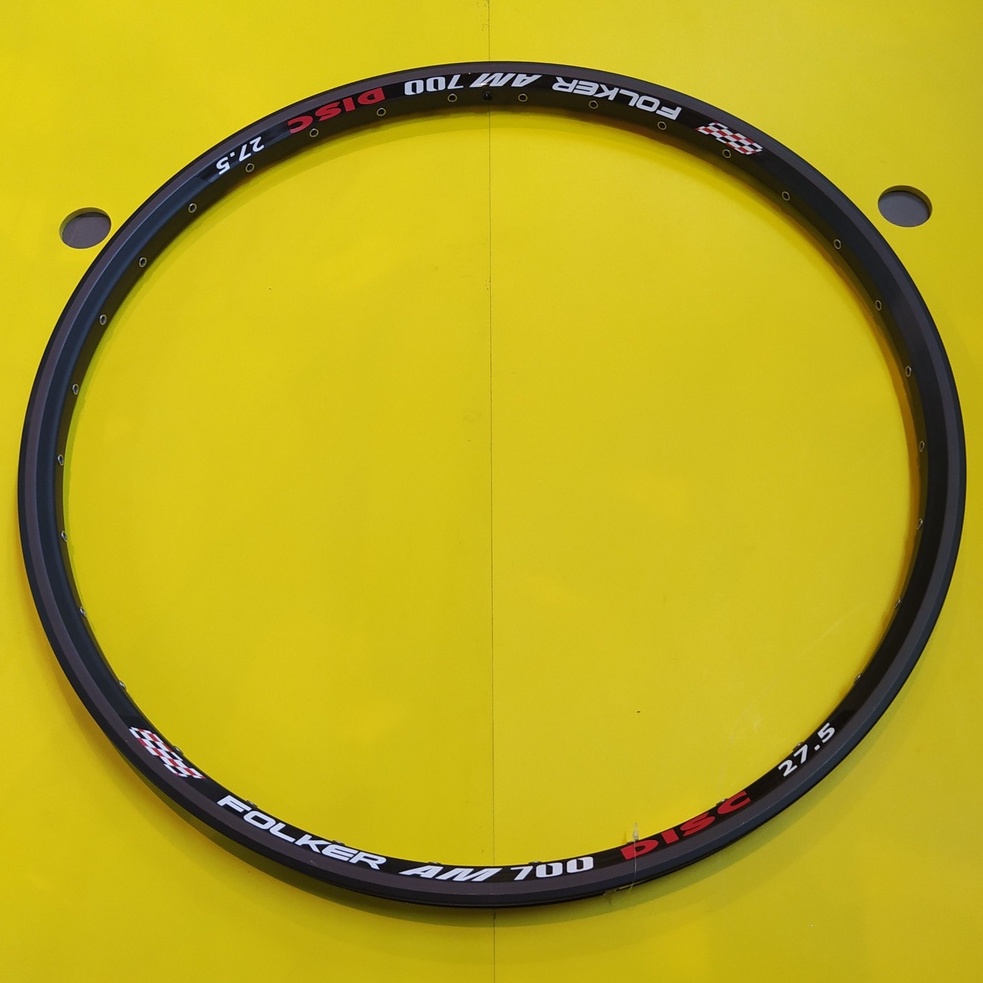 Rim sepeda velg sepeda folker AM700 ukuran 27.5 inc 32 hole
