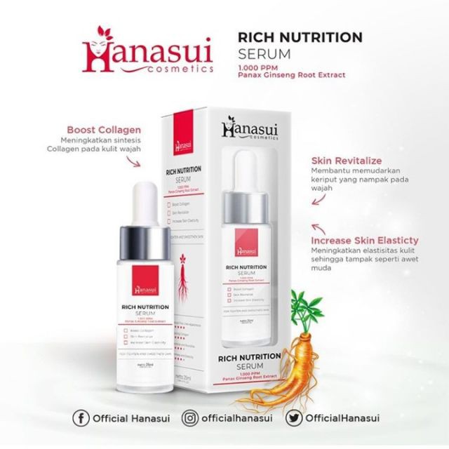 Hanasui Rich Nutrition Serum 25ml