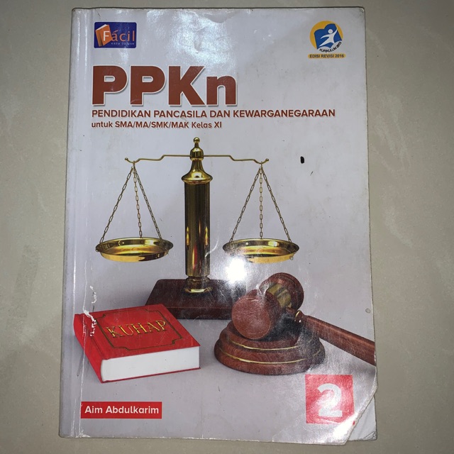 Buku PPKN Kelas 11/Kelas XI Facil
