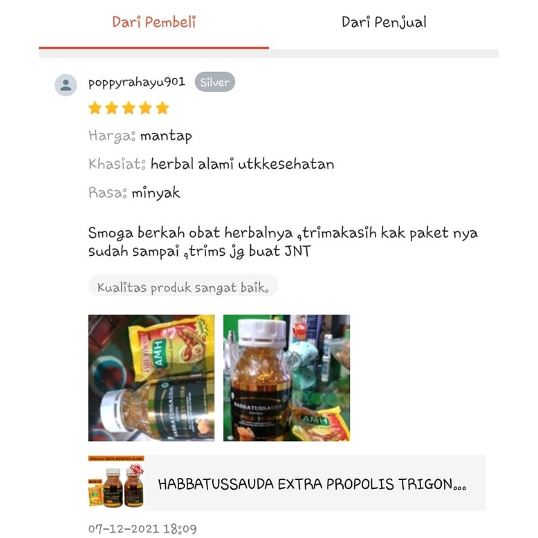 Habbatussauda Extra Propolis Trigona BOS 200 Kapsul Suplemen Kesehatan | Jinten Hitam | ORIGINAL | 3IN 1 Trigona